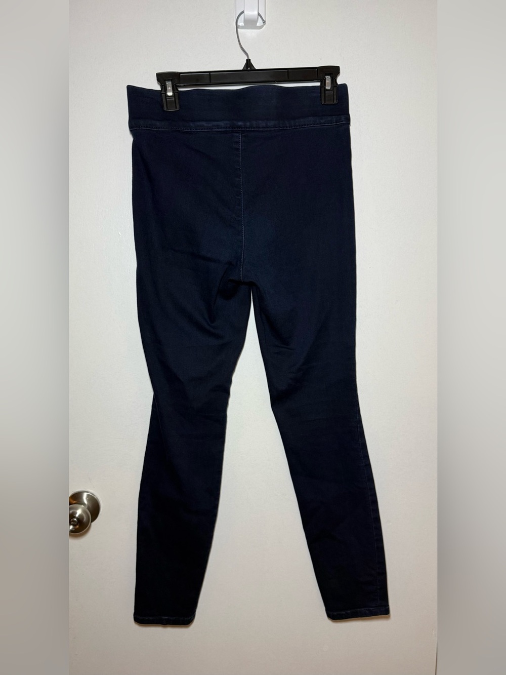 Nine West Dark Wash Stretch Comfy Denim Pull On Skinny Jeans Jeggings Size 6 - Picture 6 of 7